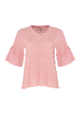Madly Sweetly Shirred Lines Top - Blossom