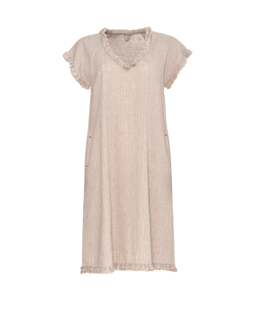 Madly Sweetly Stich in time Dress - Pumice Stripe