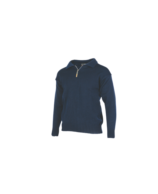 MKM Original Merino Blend Workwear Sweater - Navy