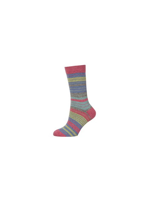 MKM Stripe Socks - Raspberry or Topaz