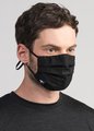 Untouched World Adjustable Pleat Mask - Black
