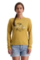 Mons Royale Relaxed L/S Tee Wild Things - Honey 