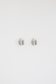 Antler Monsteria Earring - Silver