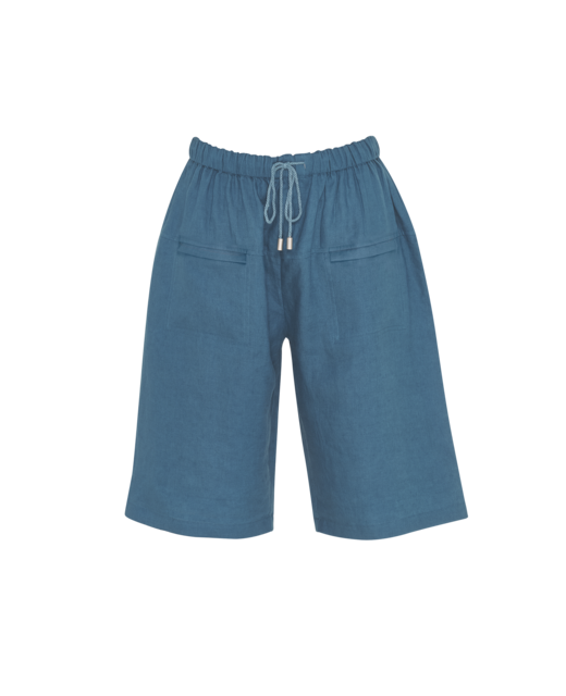 Madly Sweetly Linen it Up Shorts - Ocean