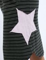 Elm Lexi Striped Skirt - Khaki/Navy Stripe