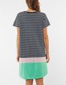 Elm Borderline S/S Tee Dress - Navy/White Stripe
