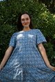 Seeking Lola Savanna Dress - Azure Bloom