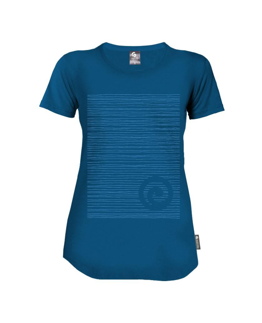 Seabreeze T Shirt Merino Abstract Koru Ocean