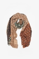 Antler NZ Scarf - Taupe and Green