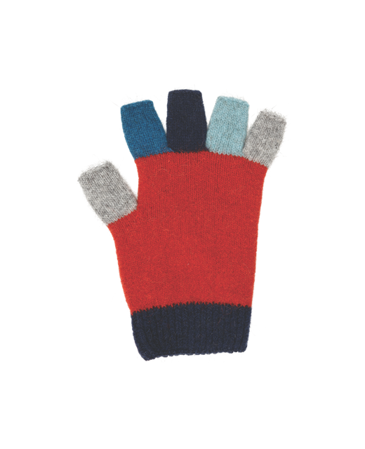 Native World Child's Fingerless Gloves - Multi