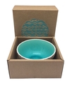 Bowl 12cm - Kowhai Turquoise Crackle