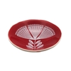 Bowl 7cm - White Pohutukawa on Red