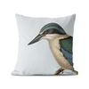 Hushed Cushion Cover - Kingfisher on Blue