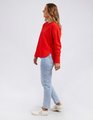 Foxwood Simplified Crew - Bright Red