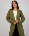 All About Eve Trench Coat - Khaki