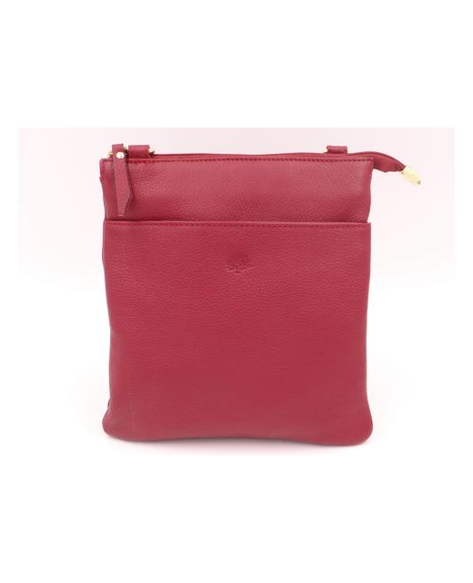 Second Nature Bag Cross Body Leather - Rio Red