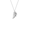 Treasured Fern Necklace - Stg. Silver